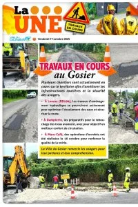 Travaux en cours au Gosier