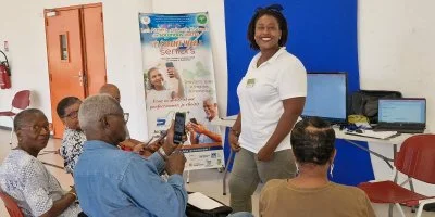 Lutter contre l'illectronisme des seniors, un pari gagnant pour le CCAS du Gosier