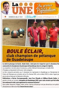 Boule Eclair, club champion de p&eacute;tanque de Guadeloupe