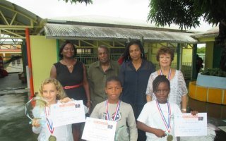 Guylian IBO, vainqueur de la 2ème édition d'Orthoboss, le Grand Prix d'orthographe de la Ville du Gosier