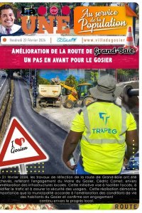 Amélioration de la route de Grand Baie un pas en avant pour le gosier