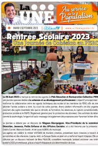 Rentrée Scolaire 2023 : Une Journée de Cohésion au PERC