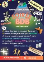Soirée BDB : Bokit, Domino, Belote