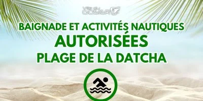 Autorisation de baignade et de pratique d'activités nautiques à la plage de la Datcha au Gosier