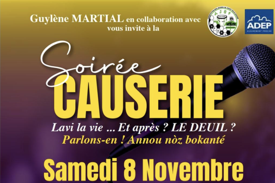 Soirée causerie avec Guylène Martial et l'AJSF