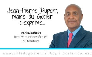 Lettre ouverte du maire au sujet de la réouverture des écoles du Gosier