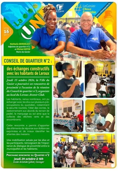 Conseil de quartier n°2 : des échanges constructifs avec les habitants de Leroux