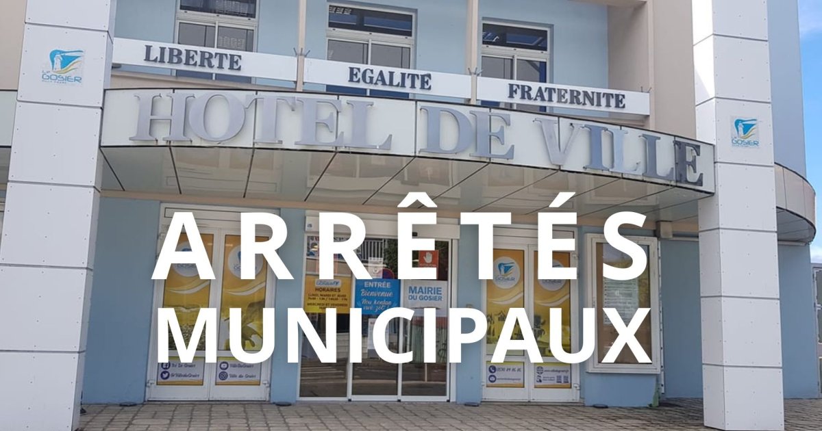 Arrêtés municipaux